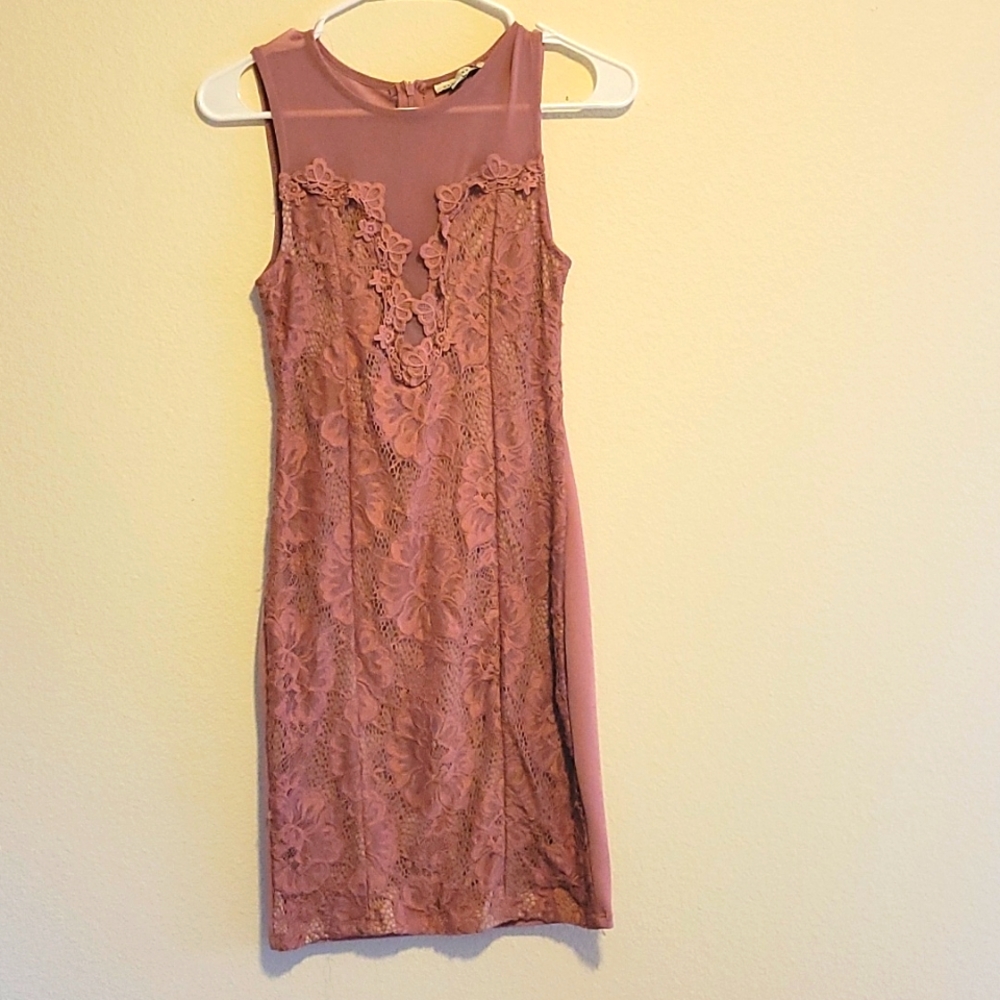 Haute Monde size S blush pink dress